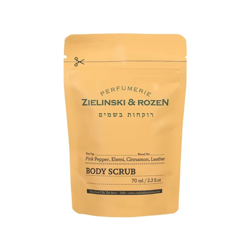 Zielinski & Rozen  Скраб для тела 202 Розовый Перец, Элеми, Корица, Кожа Body scrub 202 Pink Pepper, Elemi, Cinnamon, Leather 70 мл