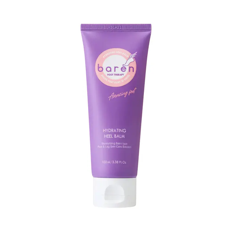 BAREN Non-Greasy & Hydrating Heel Balm Нежирный увлажняющий бальзам для пяток, 100 мл