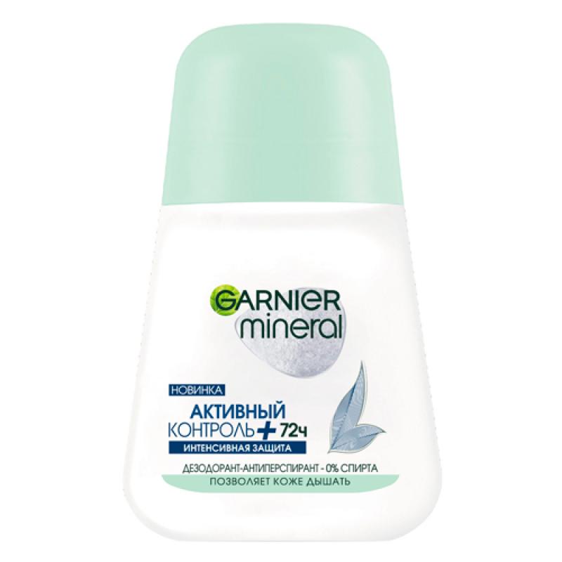 Garnier Дезодорант-антиперспирант роликовый Mineral Активный контроль 72ч (W) 50 мл