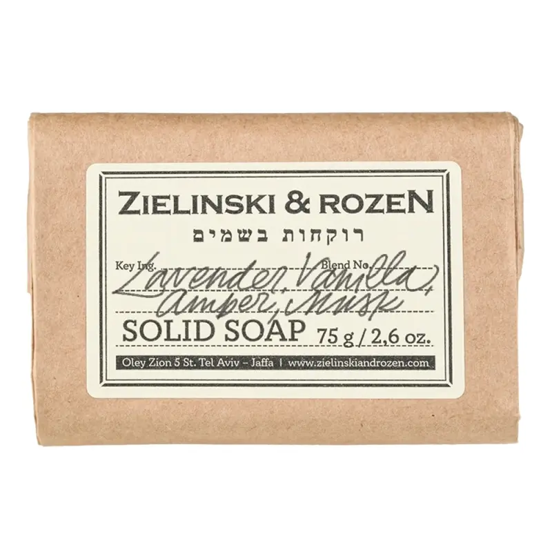 Zielinski & Rozen Твердое мыло Лаванда, Ваниль, Амбра, Мускус 75гр