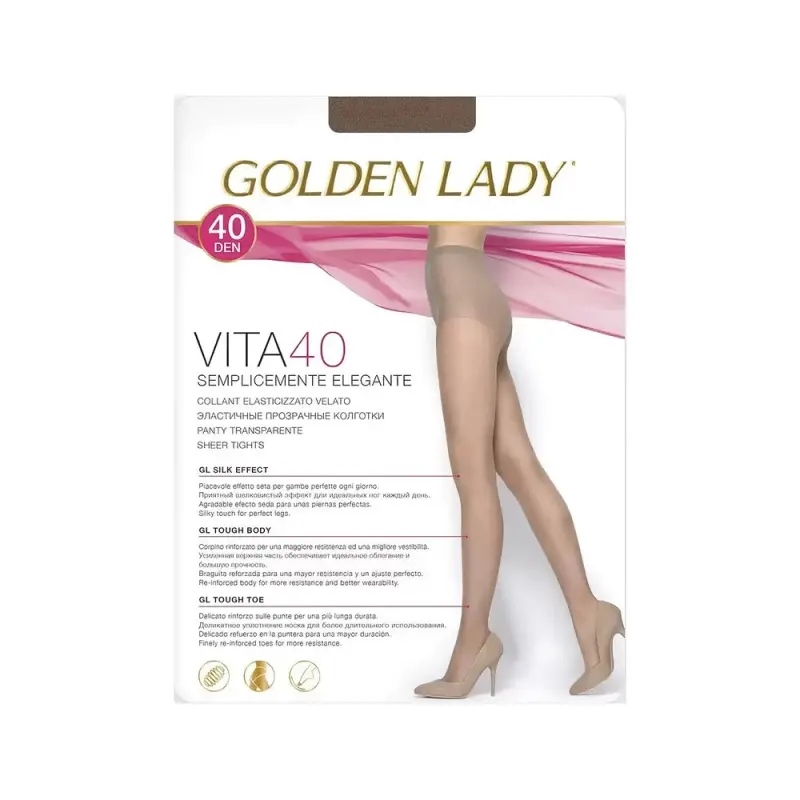 Колготки жен. GLD 107ZZZ GLd VITA 40 Daino 3