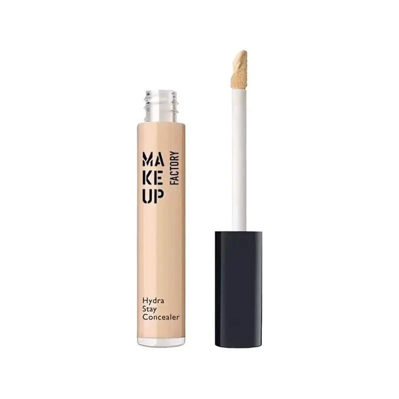 Make Up Factory Hydra Stay Concealer shade 15 Soft Cream Стойкий консилер Hydra Stay Concealer тон 15 Нежный кремовый
