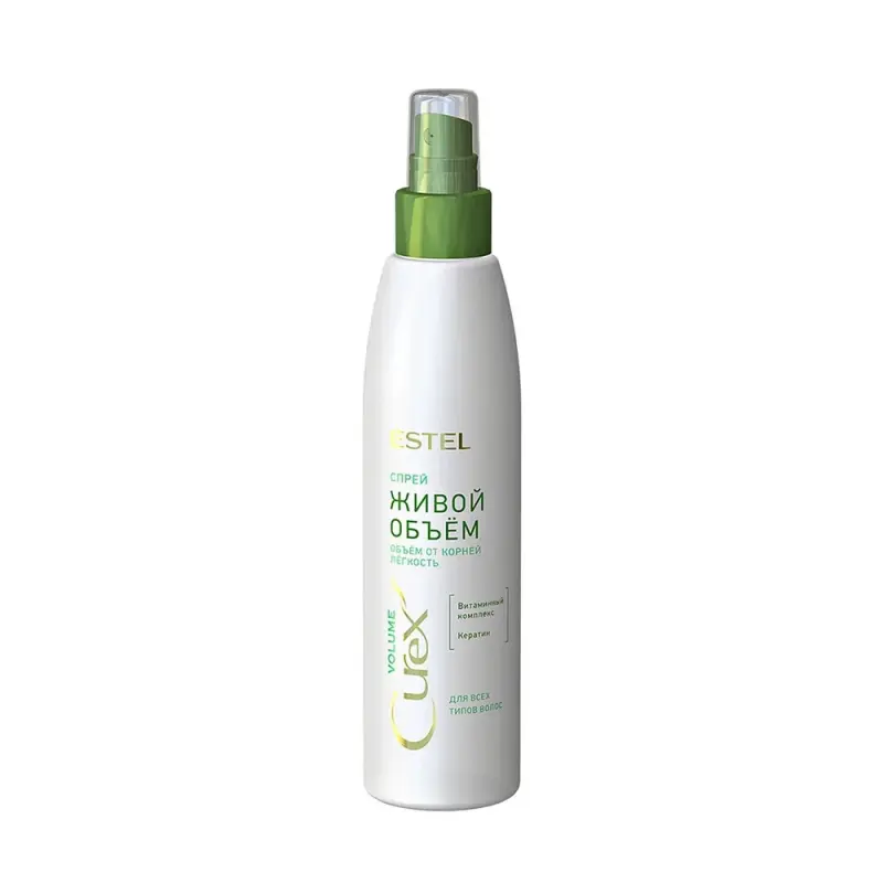 CUREX VOLUME Lively Volume Spray for All Hair Types (200 ml) / Спрей Живой объём для всех типов волос CUREX VOLUME (200 мл)