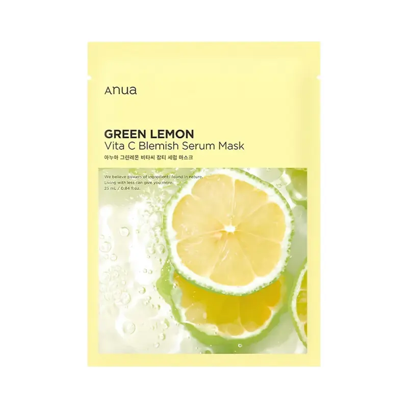 ANUA VITAMIN C BLEMISH SERUM MASK Тканевая маска с сывороткой с витамином С против пигментации 25ml