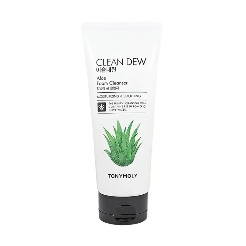 Tony Moly Пенка Clean Dew алоэ вера 180мл
