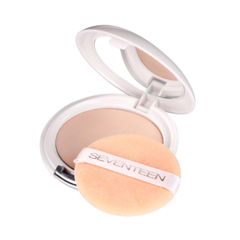 Seventeen Компактная шелковая пудра д/лица Natural Silky Compact Powder 07 Слоновая кость