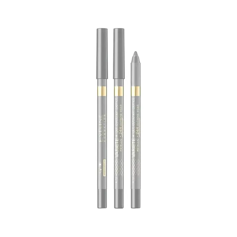 Eveline ГЕЛЕВЫЙ КАРАНДАШ ДЛЯ ГЛАЗ - 12 SILVER VARIETE GEL EYE LINER