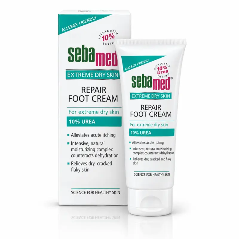 Sebamed EXTREME DRY SKIN repair foot cream 10 % urea , крем для ног 100ml