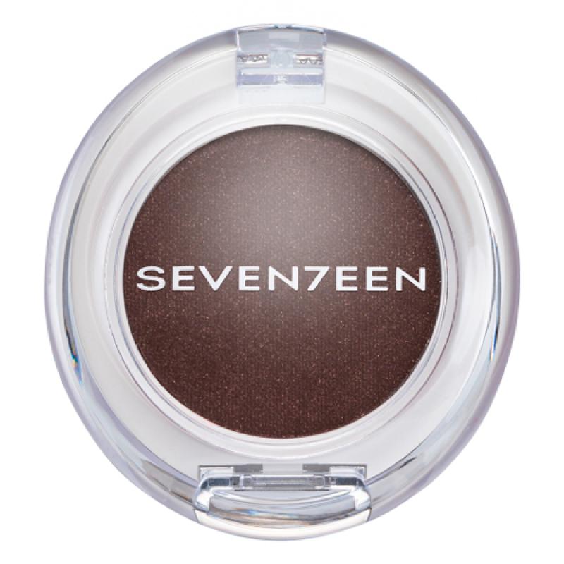 Seventeen Тени д/век компактные сатиновые т.210 SILKY SHADOW SATIN коричневая слива