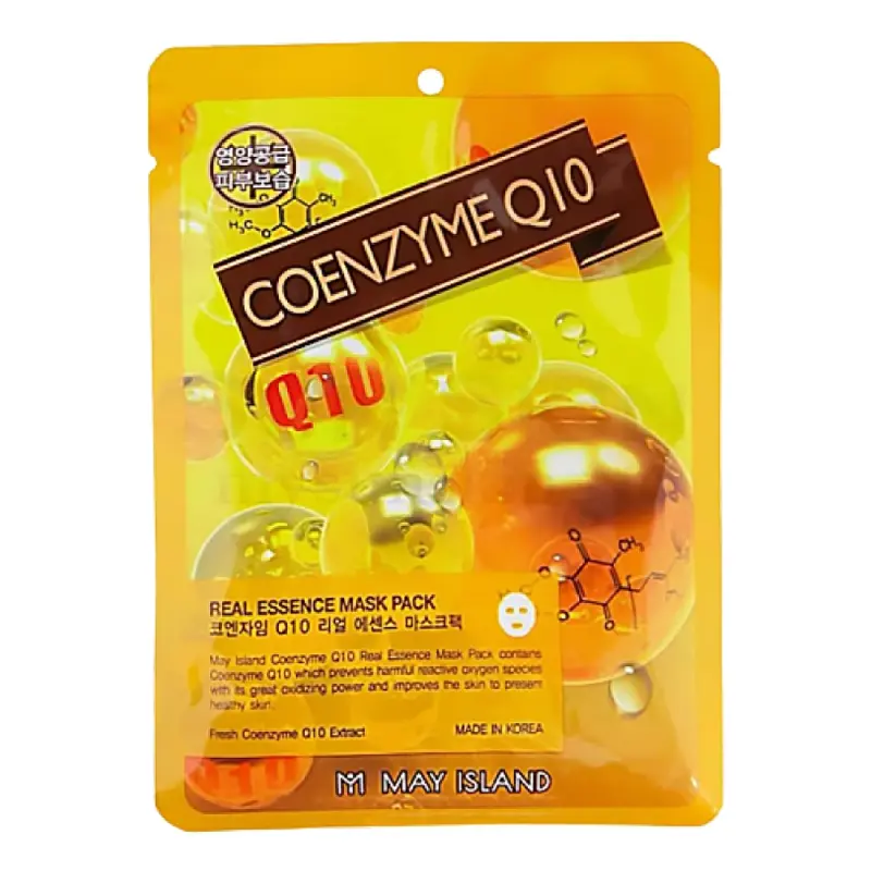 May IslandReal Essense Coenzyme Q10 Mask Pack