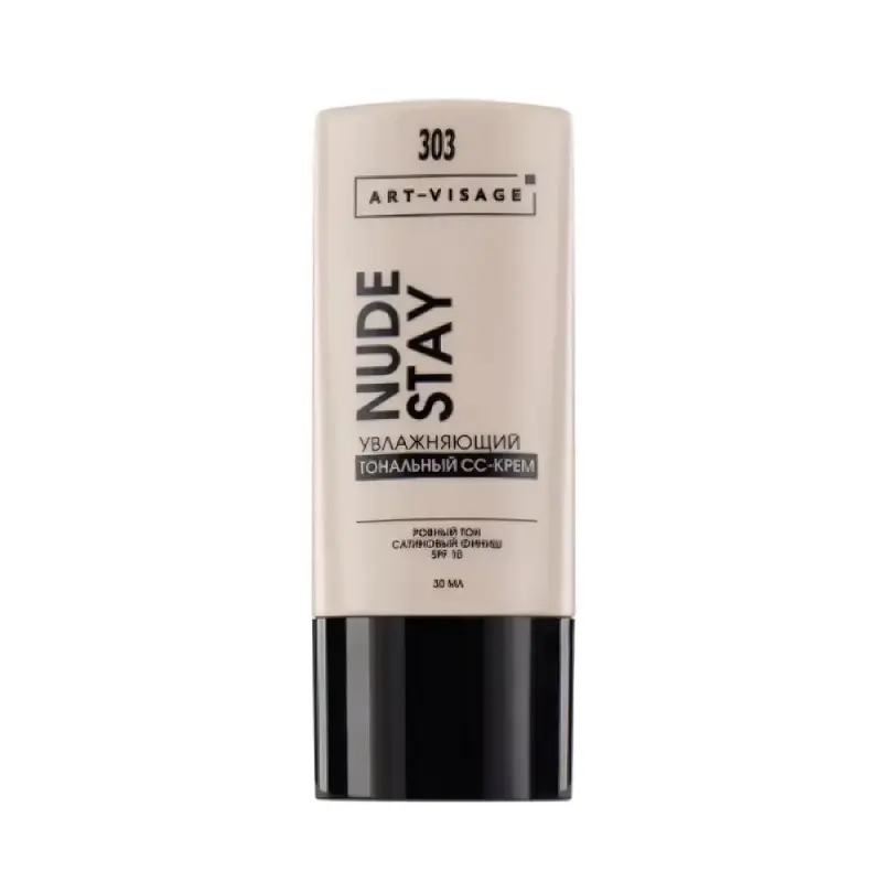 Art Visage Тональный СС-крем увлажняющий NUDE STAY 303 натуральный беж