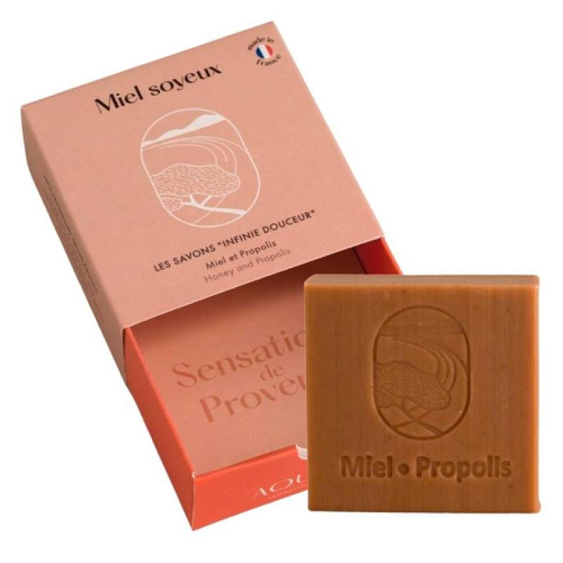 SILKY HONEY  Honey-Propolis Square 100g  Мыло ШЕЛКОВЫЙ МЕД Прополис