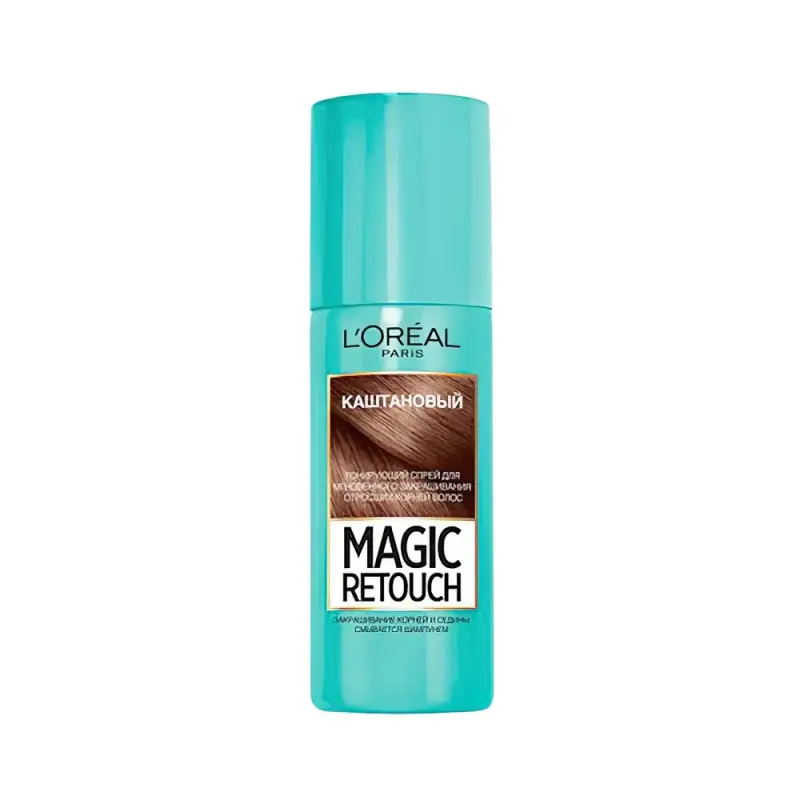 L'Oreal Paris Тонирующий спрей для мгновенного закрашивания отросших корней Magic Retouch, оттенок 3 Каштановый 75 мл