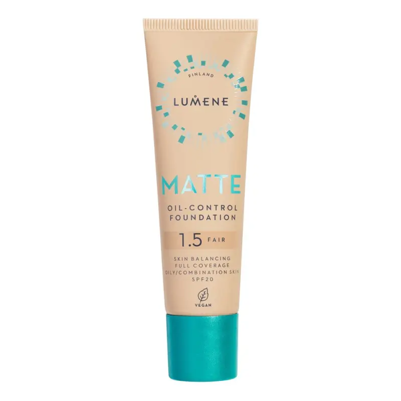 LUMENE MATTE FOUNDATION SPF20 Тональный крем №1,5 30ML