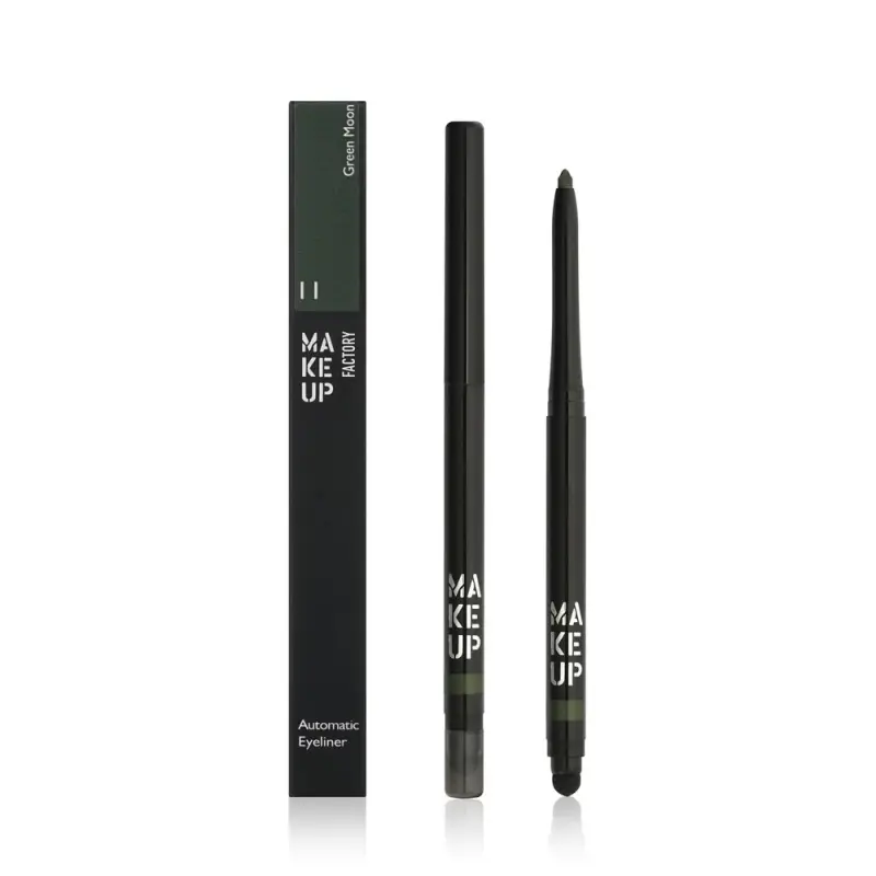 Make up Factory Автоматический контурный карандаш для глаз  Automatic Eyeliner  т.11 зеленая луна
