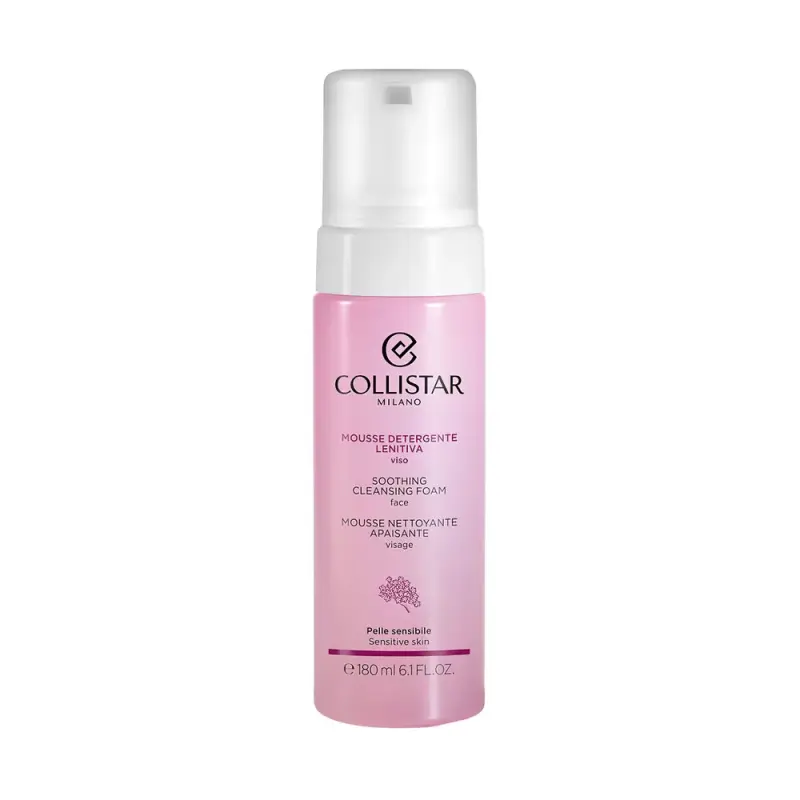 COLLISTAR SOOTHING CLEANSING FOAM Успокаивающая очищающая пенка 180 ml