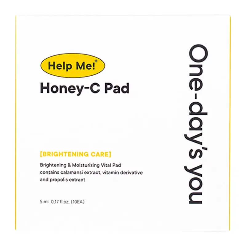 ONE DAYS YOU HELP ME HONEY-C PAD Пэды для лица с экстрактом меда 10 шт
