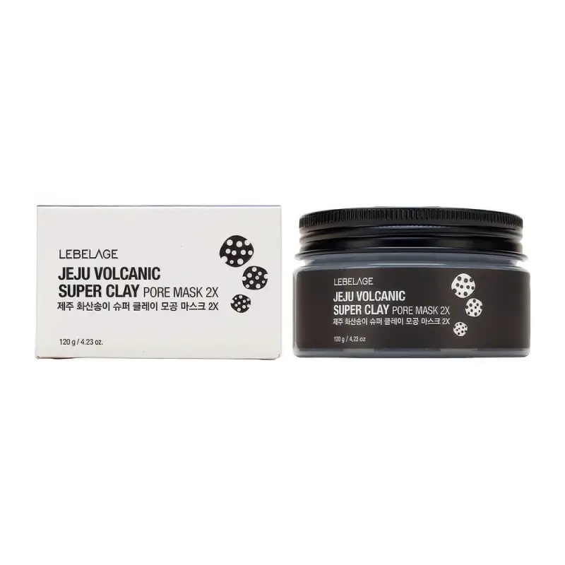 LEBELAGE вулканическая маска для очищения пор VOLCANIC SUPER CLAY PORE MASK 2X