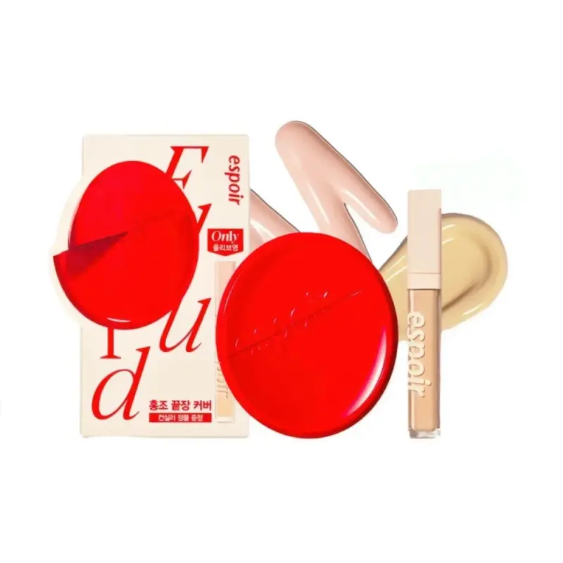 ESPOIR BE VELVET FLUID Kit Тональная основа-флюид и консиллер №2 IVORY 36мл