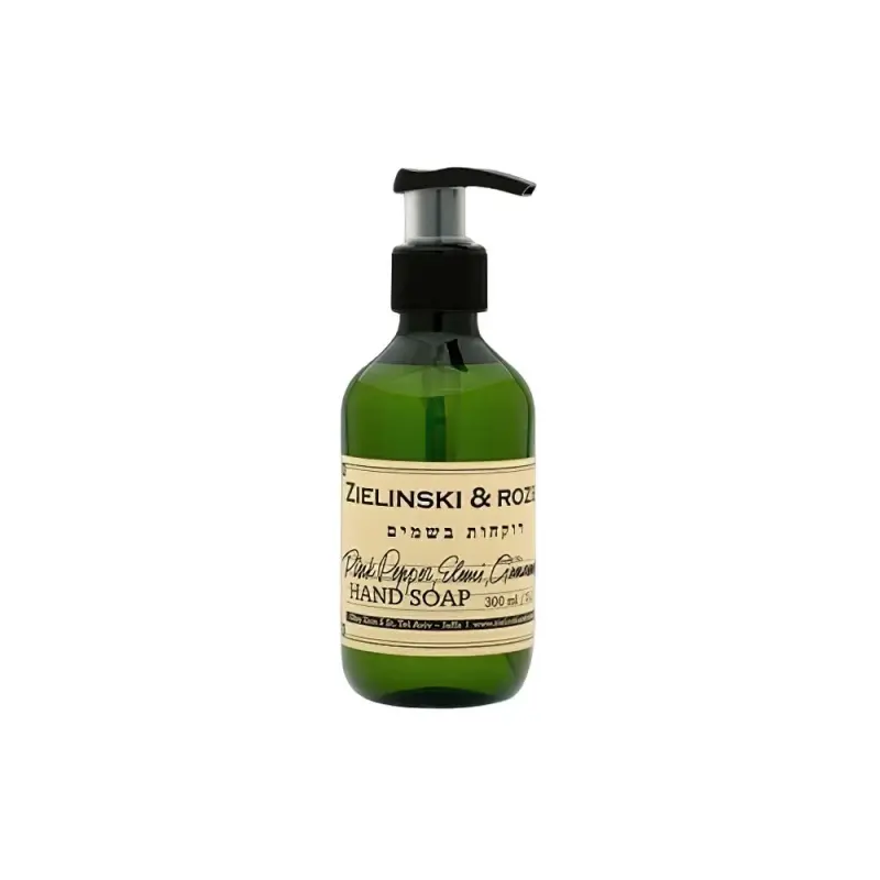 Zielinski & Rozen Liquid soap-scrub Pink Pepper, Elemi, Cinnamon, Leather  Жидкое мыло-скраб Розовый Перец, Элеми, Корица, Кожа 300мл