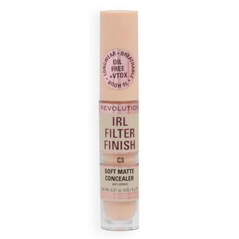 REVOLUTION КОНСИЛЕР IRL FILTER FINISH SOFT MATTE CONCEALER C3