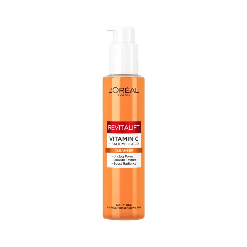 L'Oreal Paris Пенка для очищения кожи лица Витамин С Revitalift 150мл