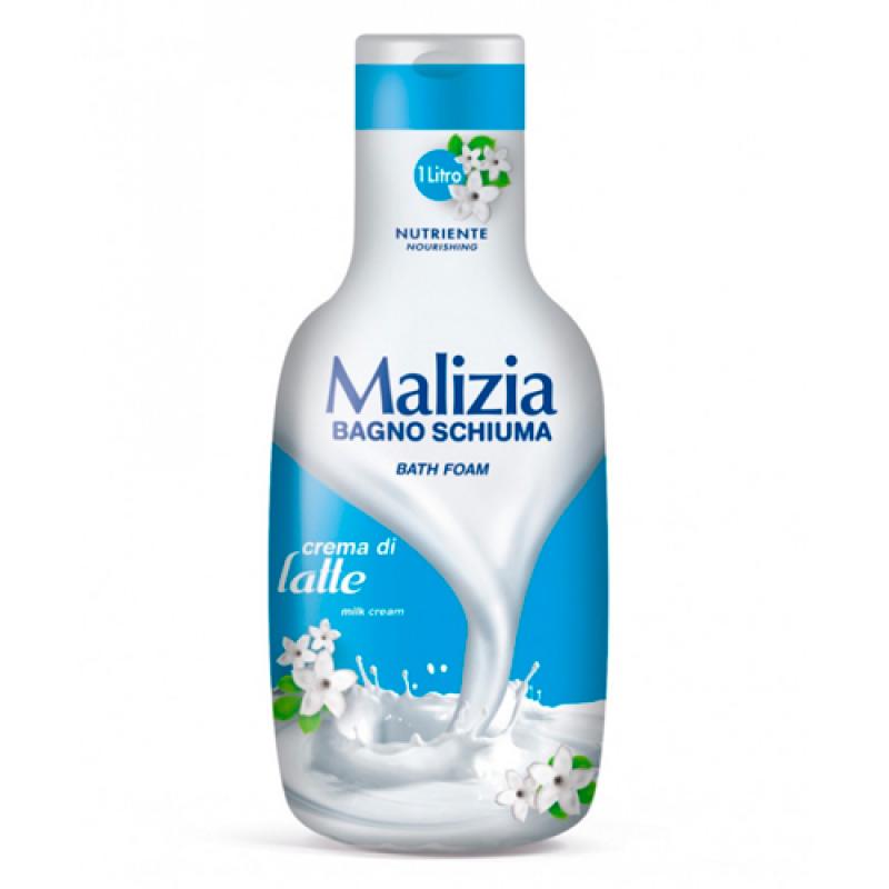 MALIZIA FAMIGLIA BATH FOAM MILCREAM Гель-пена для душа и ванны 1000 ML