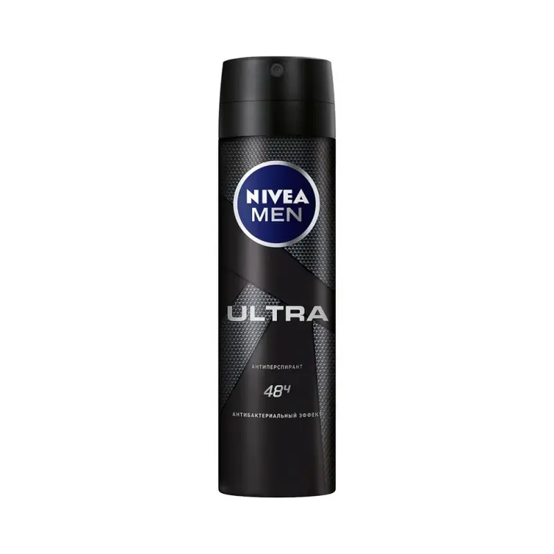 Nivea MEN Дезодорант-антиперспирант спрей ULTRA BLACK 150 ML