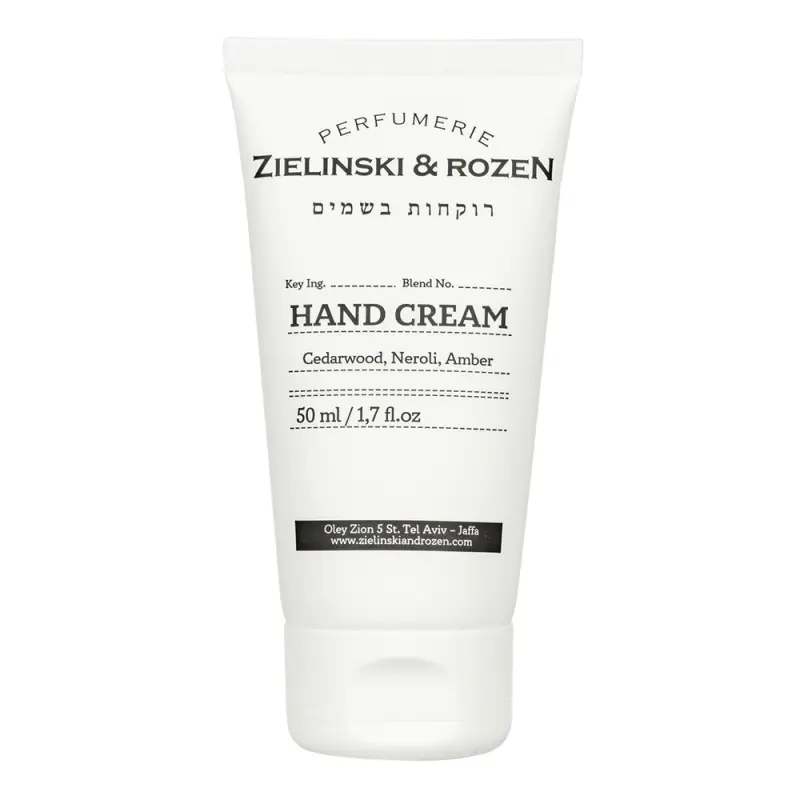 Zielinski & Rozen  Hand Cream Cedar, Sandalwood, Amber, Patchouli  Крем для рук Кедр, Сандал, Амбра, Пачули 50мл