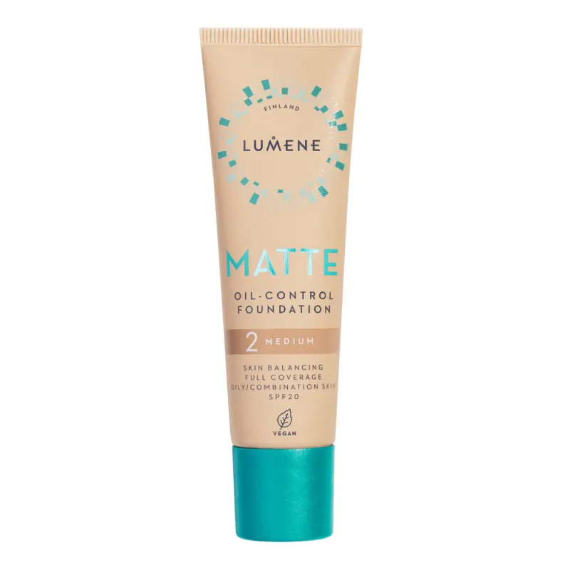 LUMENE MATTE FOUNDATION SPF20 Тональный крем №2 30ML