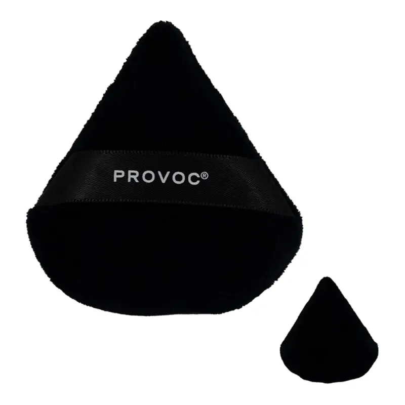 PROVOC Triangle Velour Puff Спонж велюровый для макияжа PTVPF