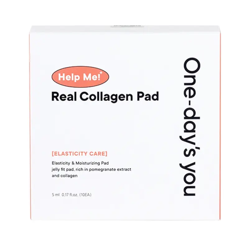 ONE DAYS YOU HELP ME! REAL COLLAGEN PAD Отшелушивающие тонер-пэды с коллагеном 10 шт