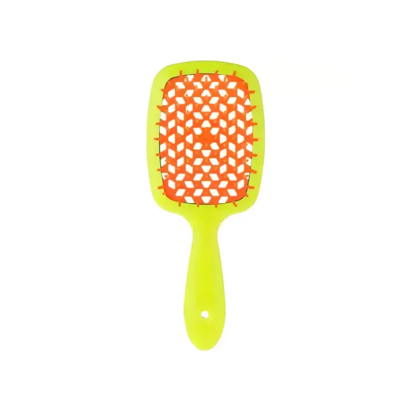 Janeke GIA SUPERBRUSH РАСЧЕСКА ЖЕЛТАЯ/ОРАНЖИВАЯ 20,3x8,5x3,1СМ