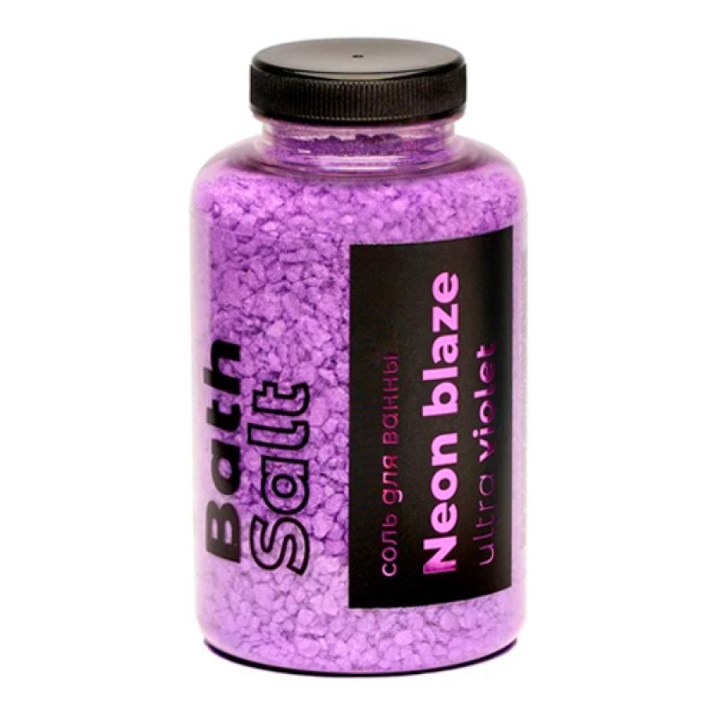 Fabrik Cosmetology Соль д/ванны NEON BLAZE Ultra violet в банке 500 г
