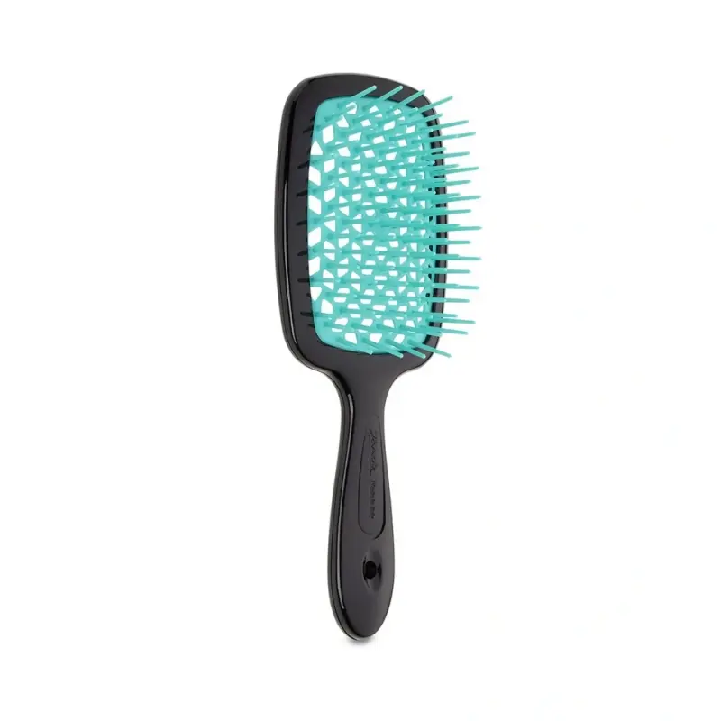 Janeke SUPERBRUSH РАСЧЕСКА МАЛЕНЬКАЯ ЧЕРНАЯ/ТИФФАНИ 17,5x7x3СМ