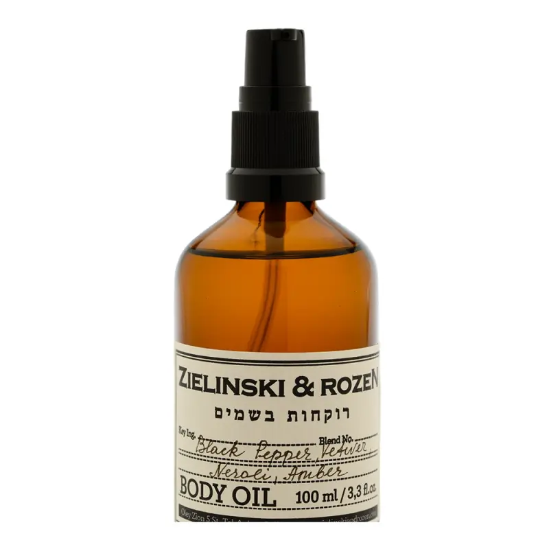 Zielinski & Rozen  Body Oil Black Pepper, Amber, Neroli  Масло для тела Черный перец, Амбра, Нероли 100мл