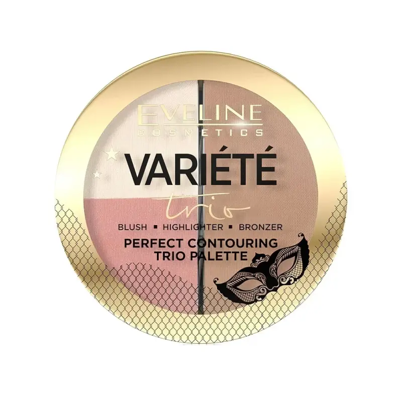 Eveline МИНЕРАЛЬНАЯ КОМПАКТНАЯ ПУДРА ДЛЯ ЛИЦА № 11 LIGHT BEIGE VARIETE, 8гр