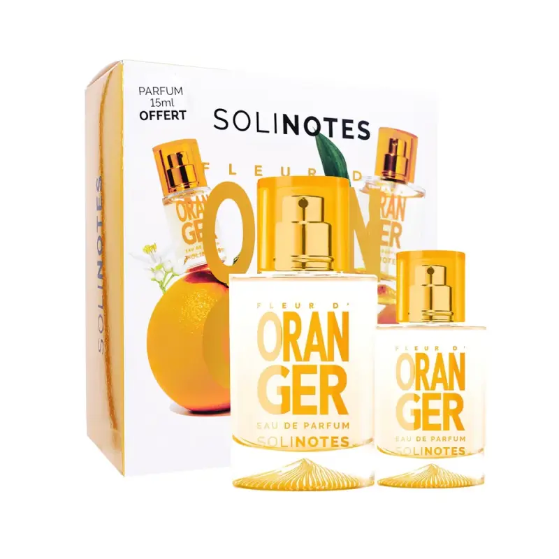 SOLINOTES Giftset FLEUR D ORANGER: EDP Spray 50ml + EDP Spray 15ml