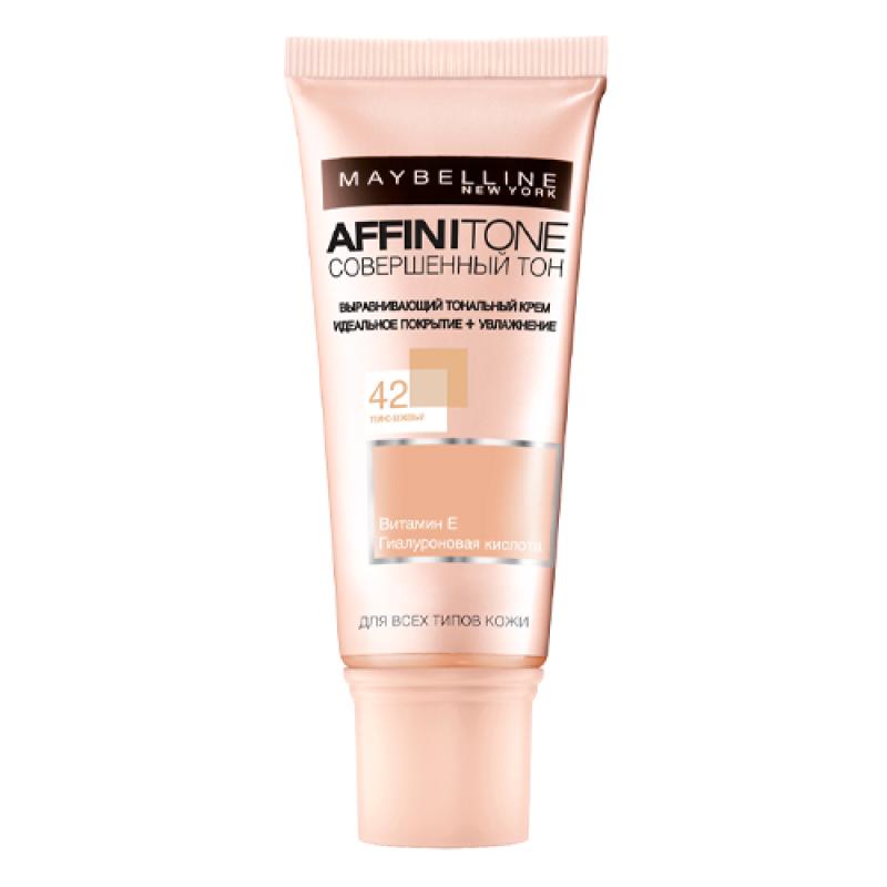 Maybelline AFFINITONE Тональный крем  оттенок 42 Темно-бежевый