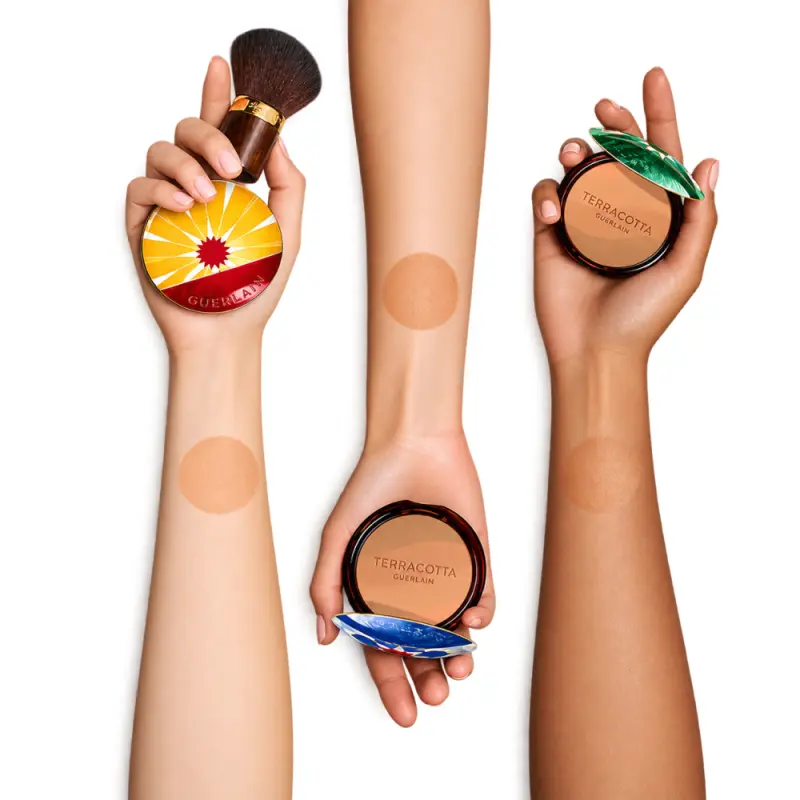 Guerlain TERRA BRONZ PDR LIGHT BLUE DAKHLA Y26   Бронзирующая пудра TERRACOTTA GOLDEN DUNES