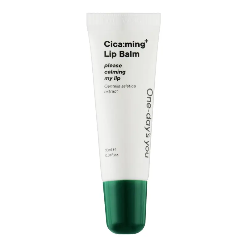ONE DAYS YOU CICA:MING LIP BALM Успокаивающий бальзам для губ с экстрактом центеллы 10 мл