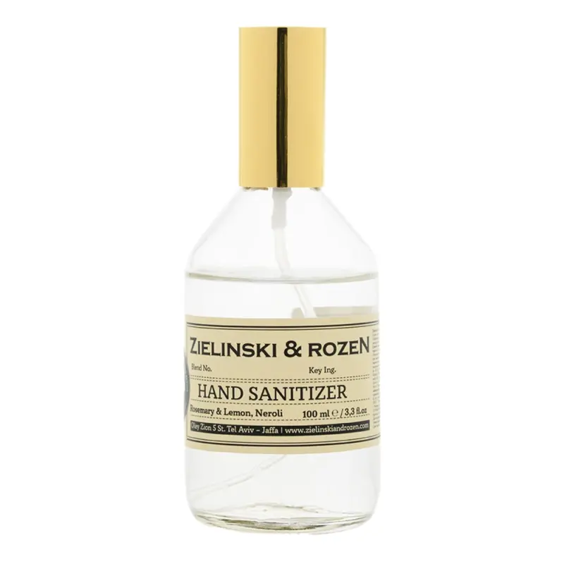 Zielinski & Rozen  Sanitizer Hand Spray Rosemary, Lemon, Neroli  Санитайзер Спрей для рук Розмарин, Лимон, Нероли 100мл