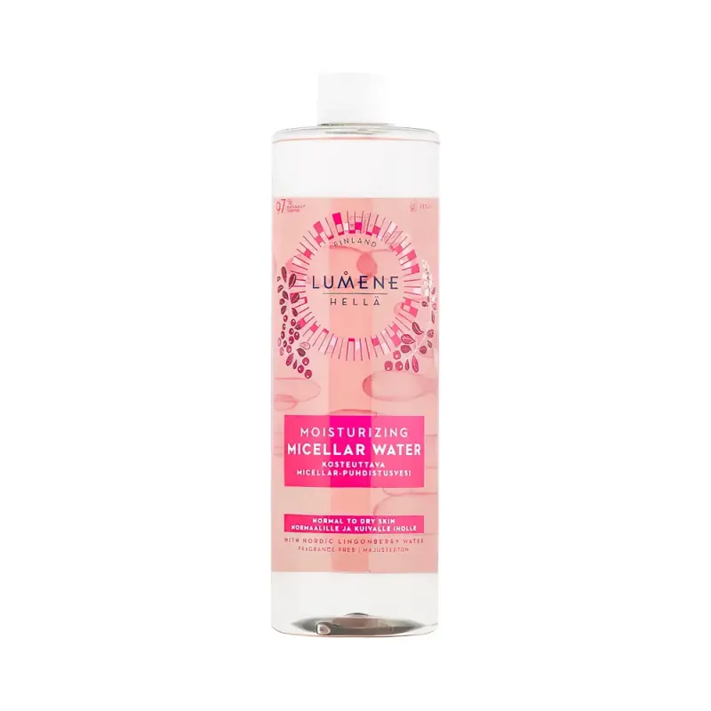 LUMENE HELLÄ MICELLAR WATER Увлажняющая мицеллярная вода для сухой и нормальной кожи 400ML