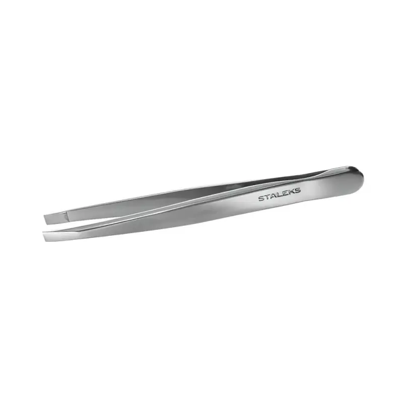 Staleks Pro Expert Пинцет для бровей EXPERT 10 TYPE 1 (широкие прямые кромки)