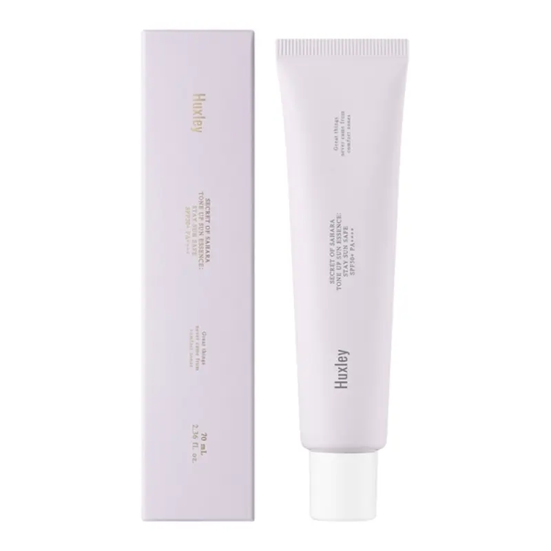 HUXLEY TONE UP SUN ESSENCE STAY SUN SAFE 01 ZELLIGE LAVENDER Увлажняющая солнцезащитная эссенция 70 мл