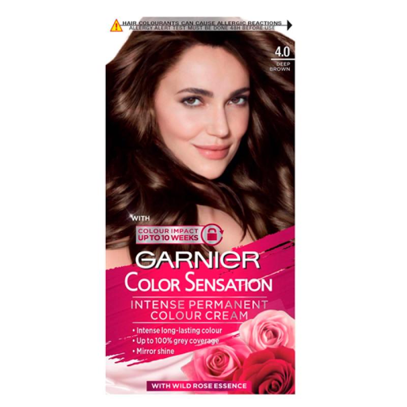Garnier Стойкая крем-краска для волос Color Sensation Роскошь цвета № 4.0 Королевский оникс 100 мл