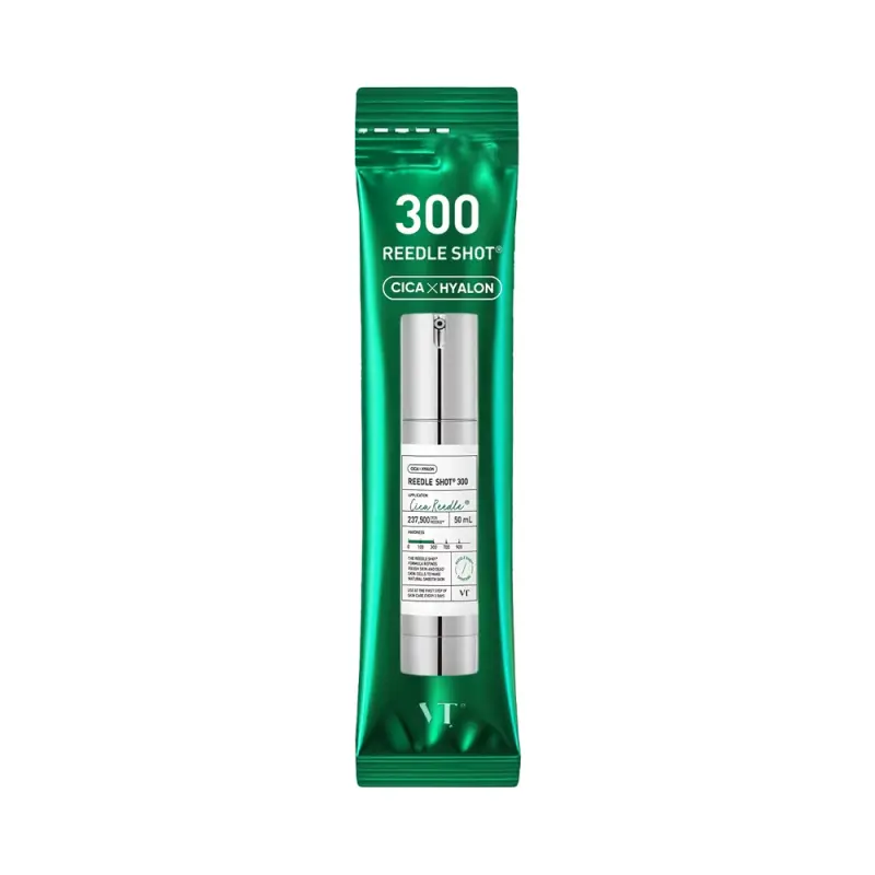 VT 300 REEDLE SHOT Бустер-сыворотка с микроиглами  и центеллой азиатской в мини-саше 2 мл