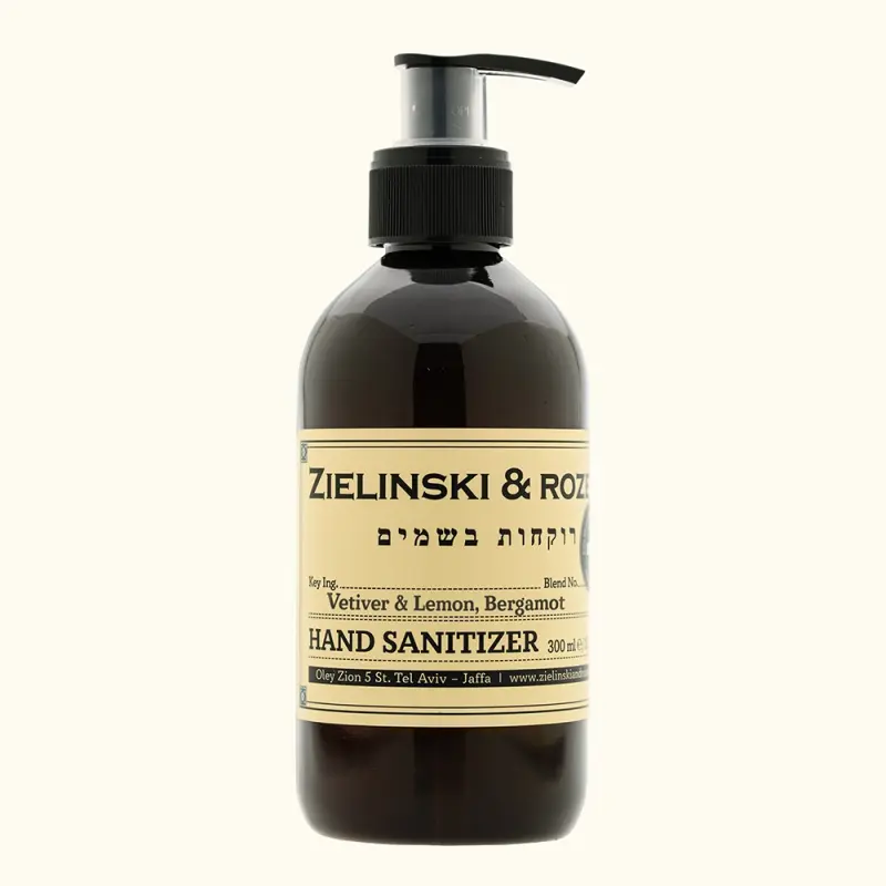 Zielinski & Rozen  Sanitizer Hand Gel Vetiver, Lemon, Bergamot  Санитайзер Гель для рук Ветивер, Лимон, Бергамот 300мл