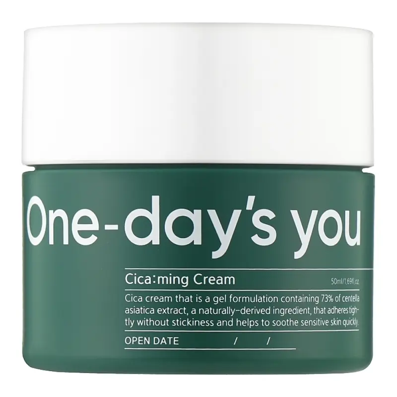 ONE DAYS YOU CICA:MING CREAM Крем для лица с экстрактом центеллы 50 мл