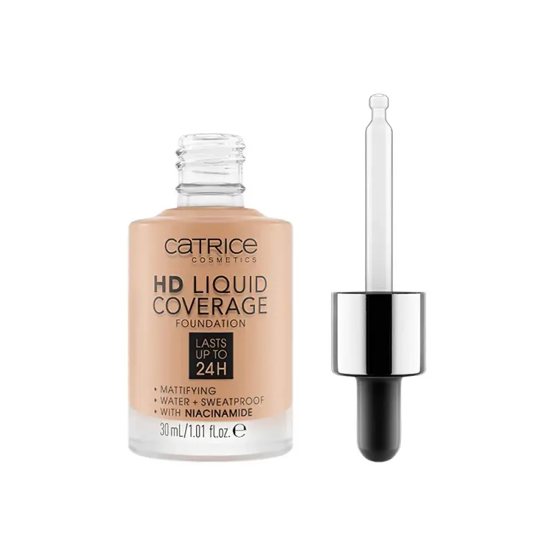Catrice Тональная основа с матовым финишем HD Liquid Coverage 040 1уп